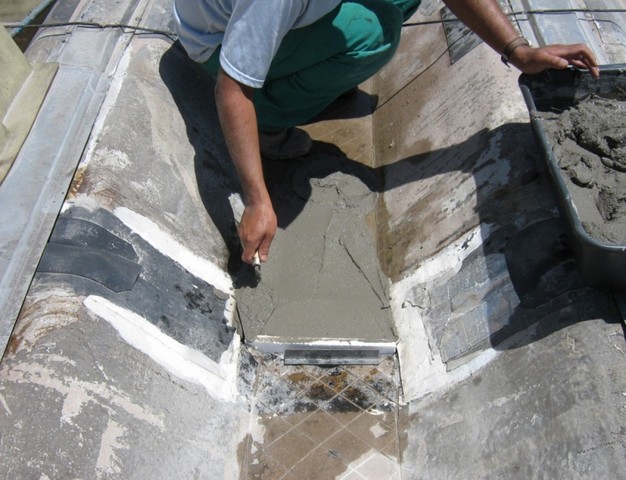 Reparo em Telhado Industrial de Concreto